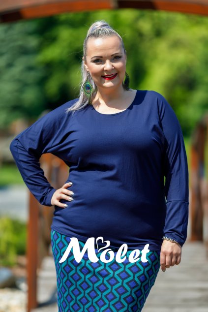 Sylvie kimonová halenka modrá