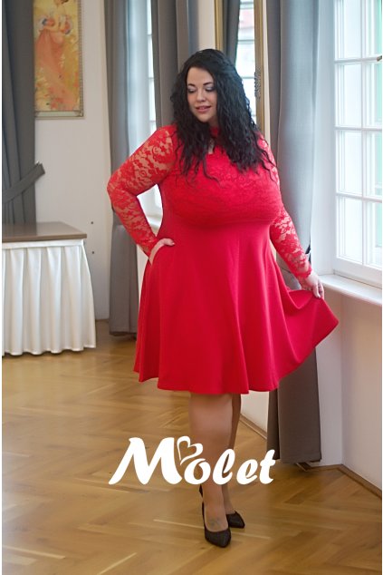 Ripley společenské šaty červené