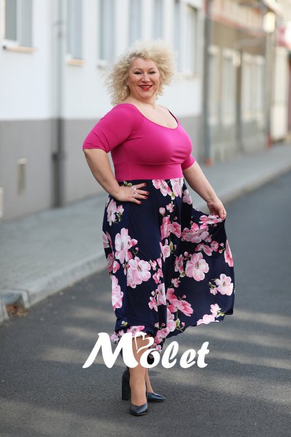 šaty pro plnoštíhlé Molet.c