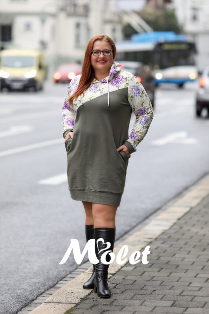 mikiny a šaty pro plnoštíhlé Molet.cz