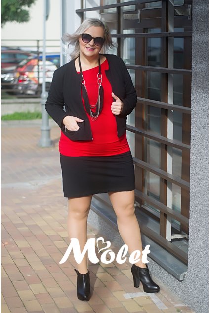 Margaret krátká sukně černá ZATEPLENÁ