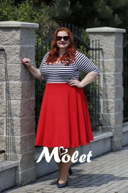 šaty pro plnoštíhlé Molet.cz