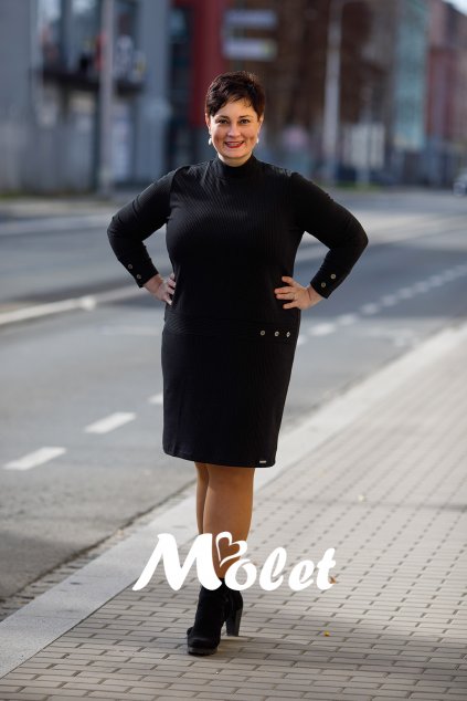 šaty pro plnoštíhlé Molet.cz