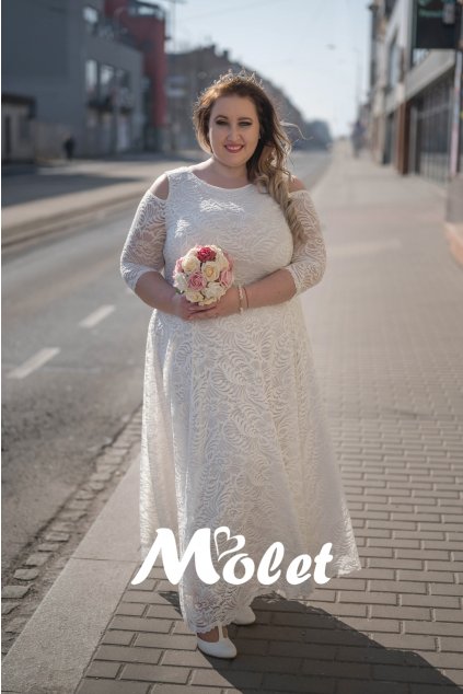 svatební šaty xxl molet.cz