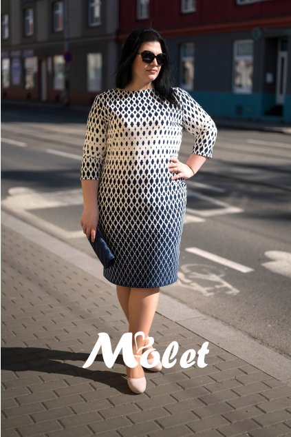 šaty pro plnoštíhlé Molet.cz