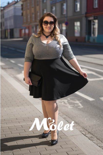 šaty pro plnoštíhlé Molet.cz