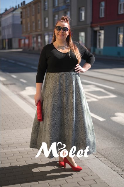 šaty pro plnoštíhlé Molet.cz
