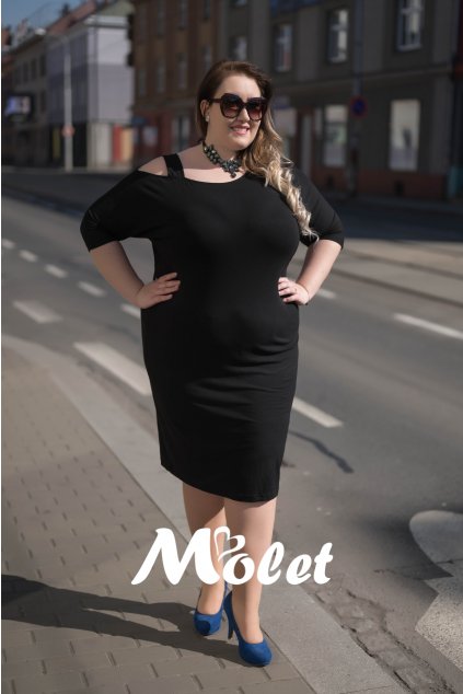 šaty pro plnoštíhlé Molet.cz