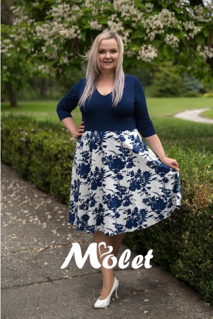 šaty pro plnoštíhlé Molet.cz
