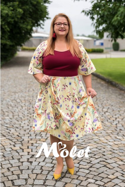 šaty pro plnoštíhlé Molet.cz