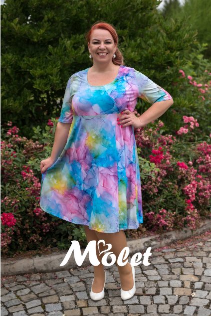 šaty pro plnoštíhlé Molet.cz