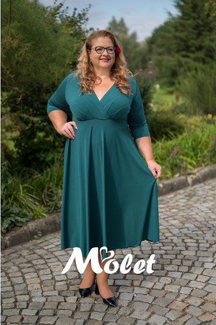 šaty pro plnoštíhlé Molet.cz