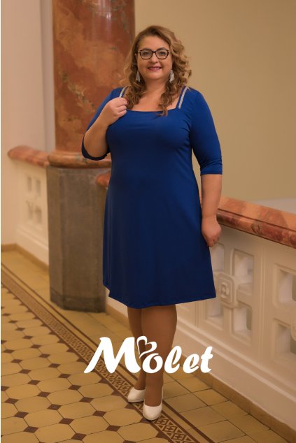 společenské šaty pro plnoštíhlé Molet.cz