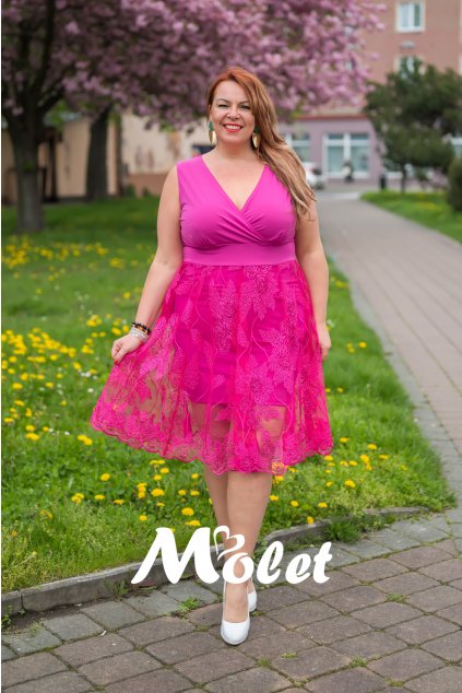 společenské šaty pro plnoštíhlé Molet.cz