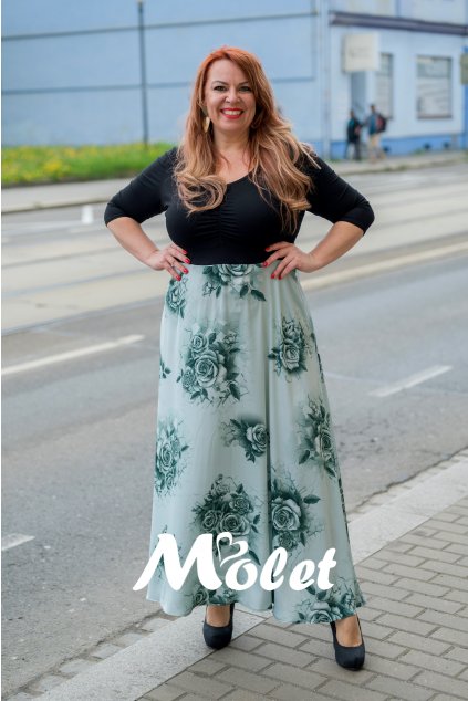 šaty pro plnoštíhlé Molet.cz