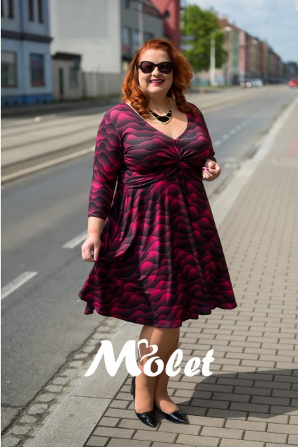 šaty pro plnoštíhlé Molet.cz