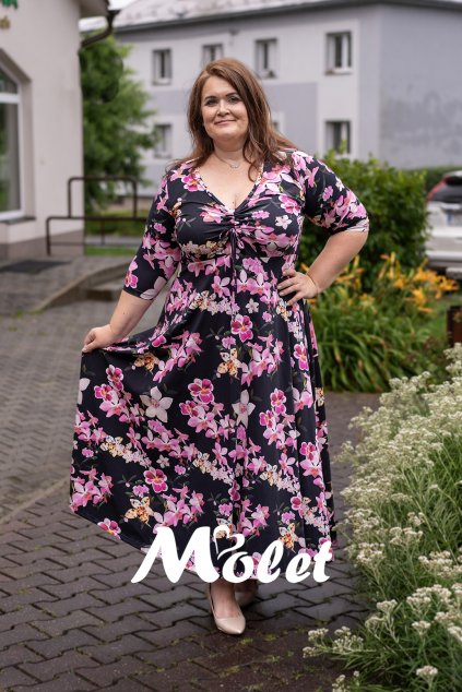 šaty pro plnoštíhlé Molet.cz
