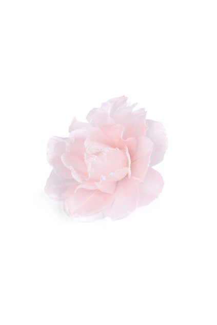 Brož z peří pudrová