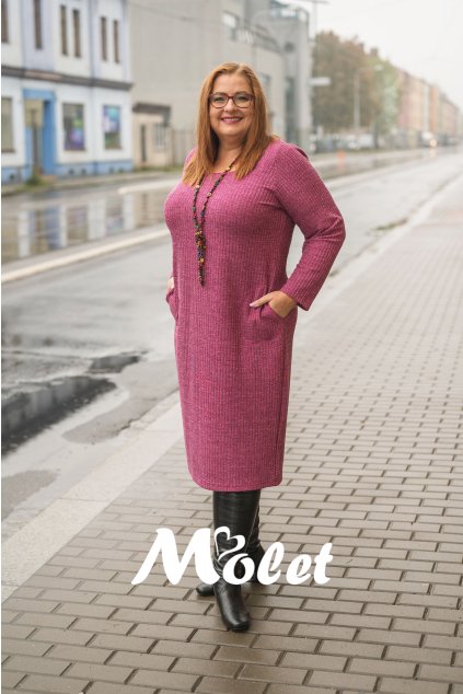 šaty pro plnoštíhlé Molet.cz