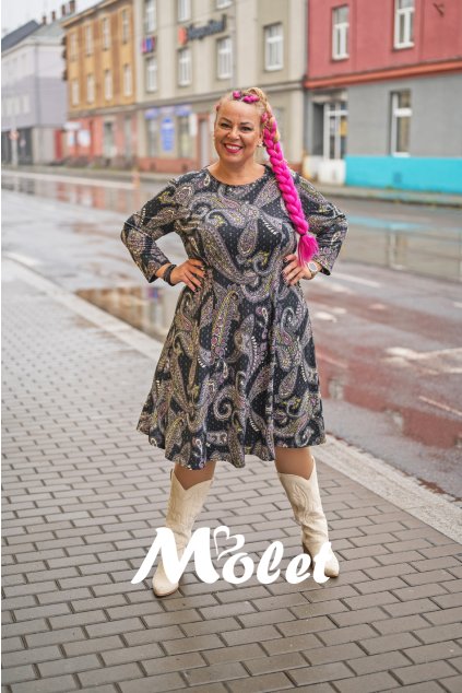 šaty pro plnoštíhlé Molet.cz
