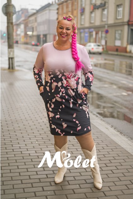 šaty pro plnoštíhlé Molet.cz