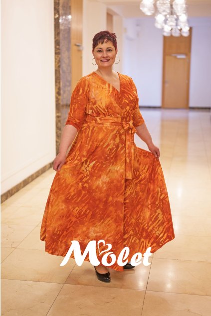 šaty pro plnoštíhlé Molet.cz