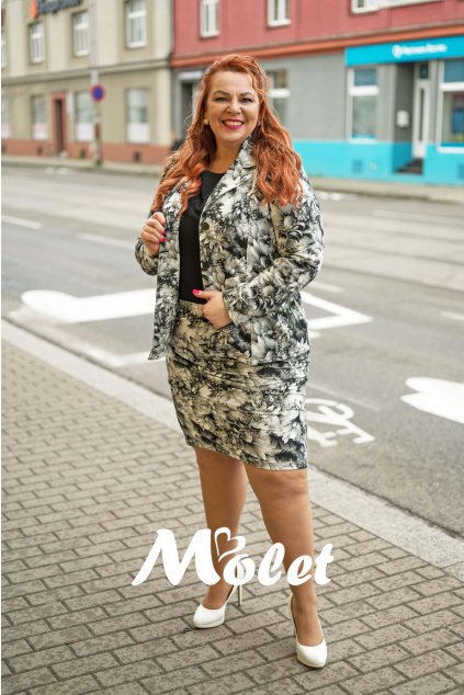 dámské sako pro plnoštíhlé Molet.cz