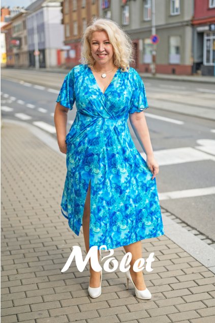 šaty pro plnoštíhlé Molet.cz