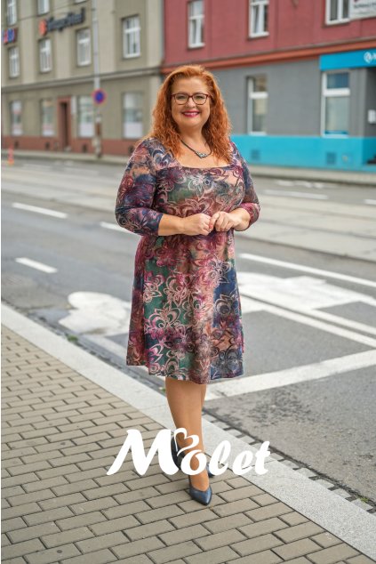 šaty pro plnoštíhlé Molet.cz