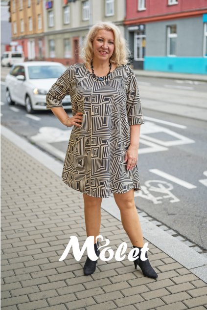 šaty pro plnoštíhlé Molet.cz