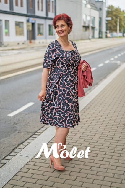 šaty pro plnoštíhlé Molet.cz