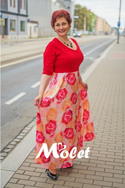 šaty pro plnoštíhlé Molet.cz