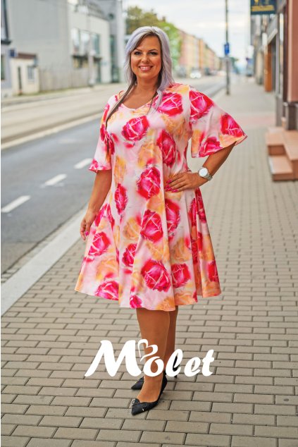 šaty pro plnoštíhlé Molet.cz