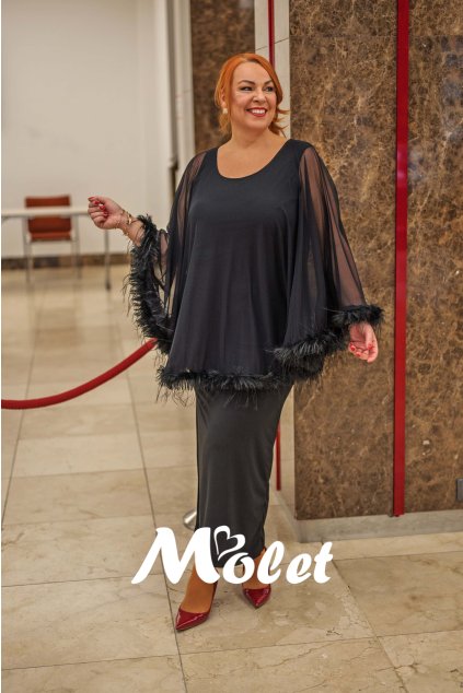 dlouhé společenské šaty xxl Molet.cz