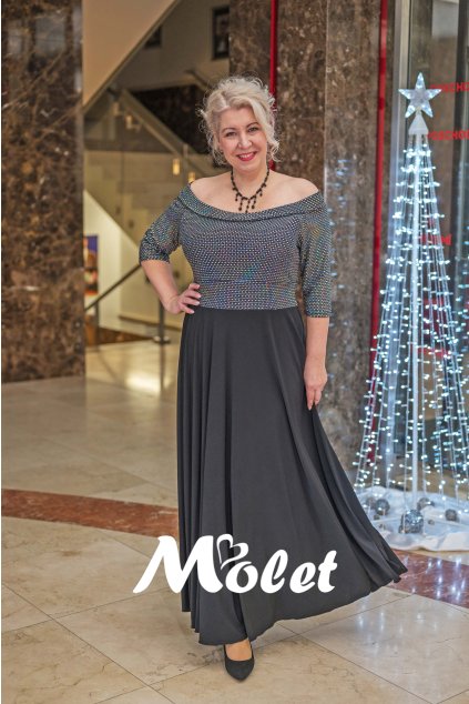 plesové šaty pro plnoštíhlé Molet.cz
