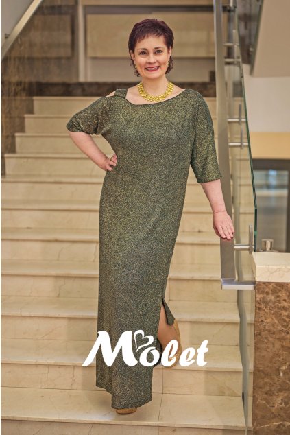 plesové šaty xxl Molet.cz