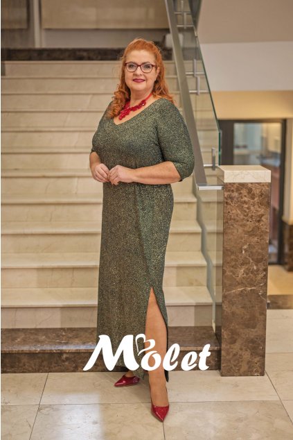 plesové šaty xxl Molet.cz