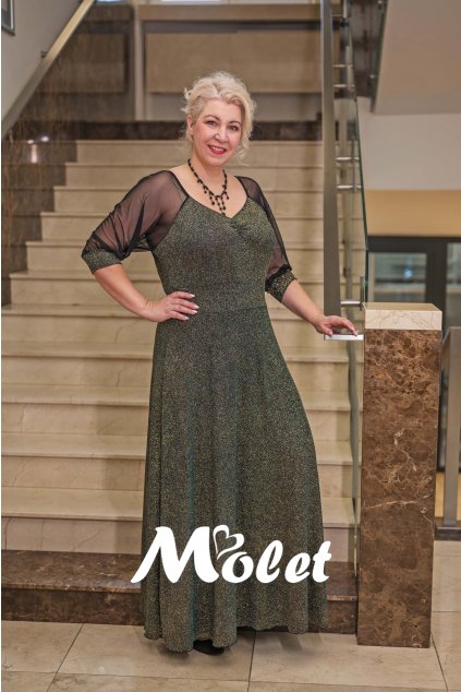 plesové šaty xxl Molet.cz