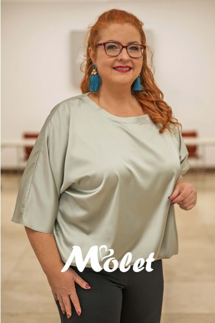hedvábná halenka xxl Molet.cz