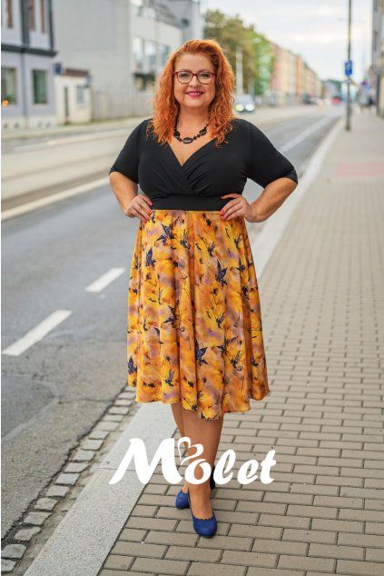šaty pro plnoštíhlé Molet.cz