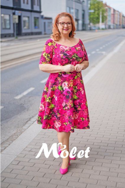 šaty pro plnoštíhlé Molet.cz