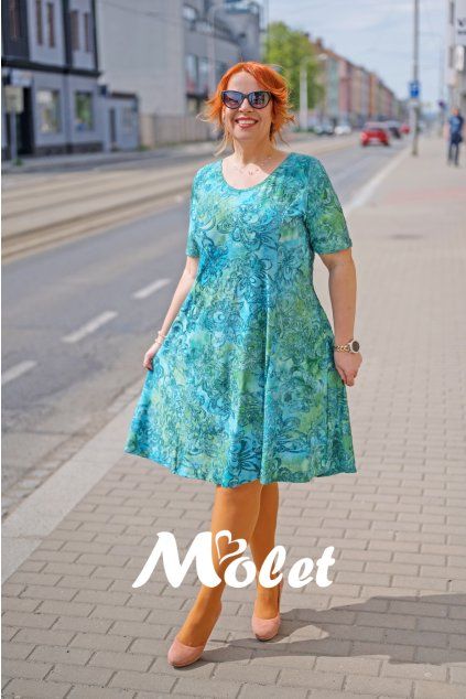 dámské šaty xxl molet.cz