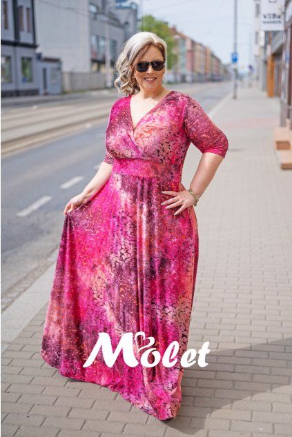 šaty pro plnoštíhlé Molet.cz
