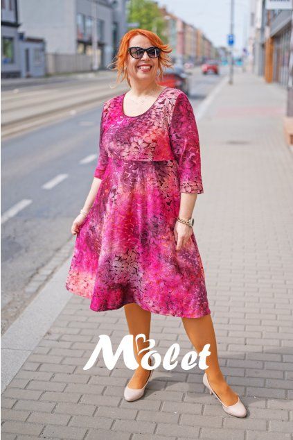šaty pro plnoštíhlé Molet.cz