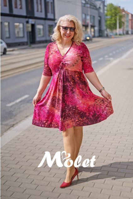 šaty pro plnoštíhlé Molet.cz