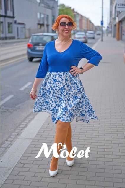 šaty pro plnoštíhlé Molet.cz