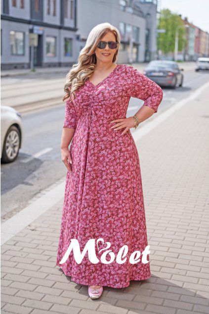 šaty pro plnoštíhlé Molet.cz