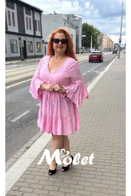 Sára šaty růžové