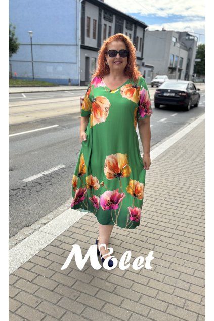 Kikina šaty zelené