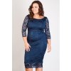 Adlib pouzdrové krajkové šaty modré